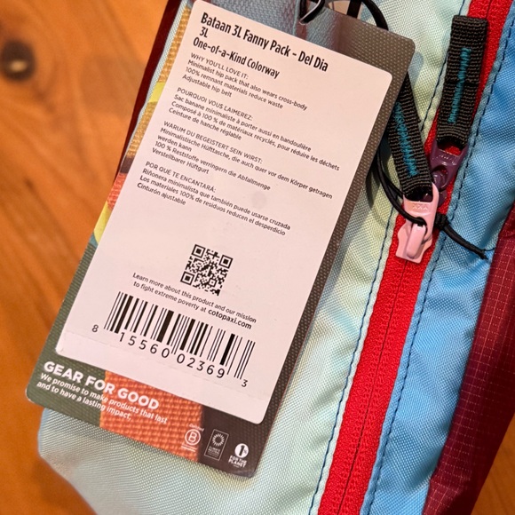 NEW🦙Cotopaxi Bataan 3L Fanny pack del dia One-of-a-Kind Colorway - Picture 3 of 4